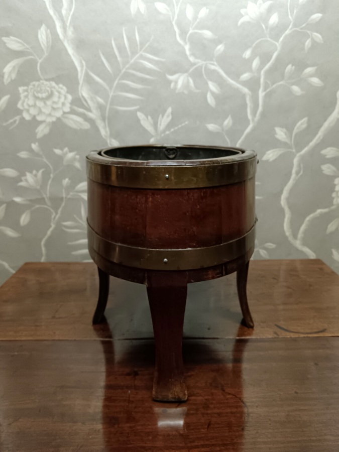 A Mahogany and Brass Bound Wine Cooler Jardiniere  (3).jpg